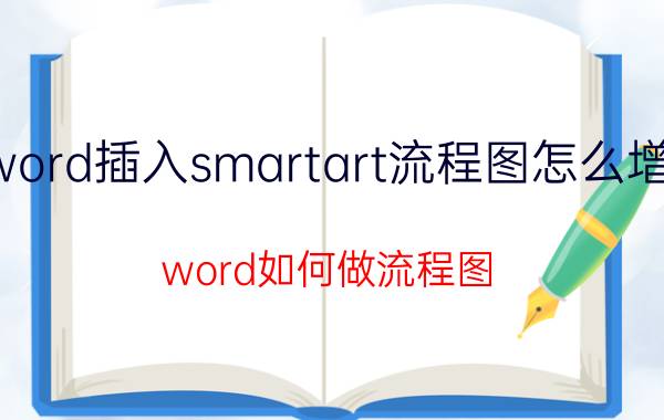 word插入smartart流程图怎么增加 word如何做流程图？